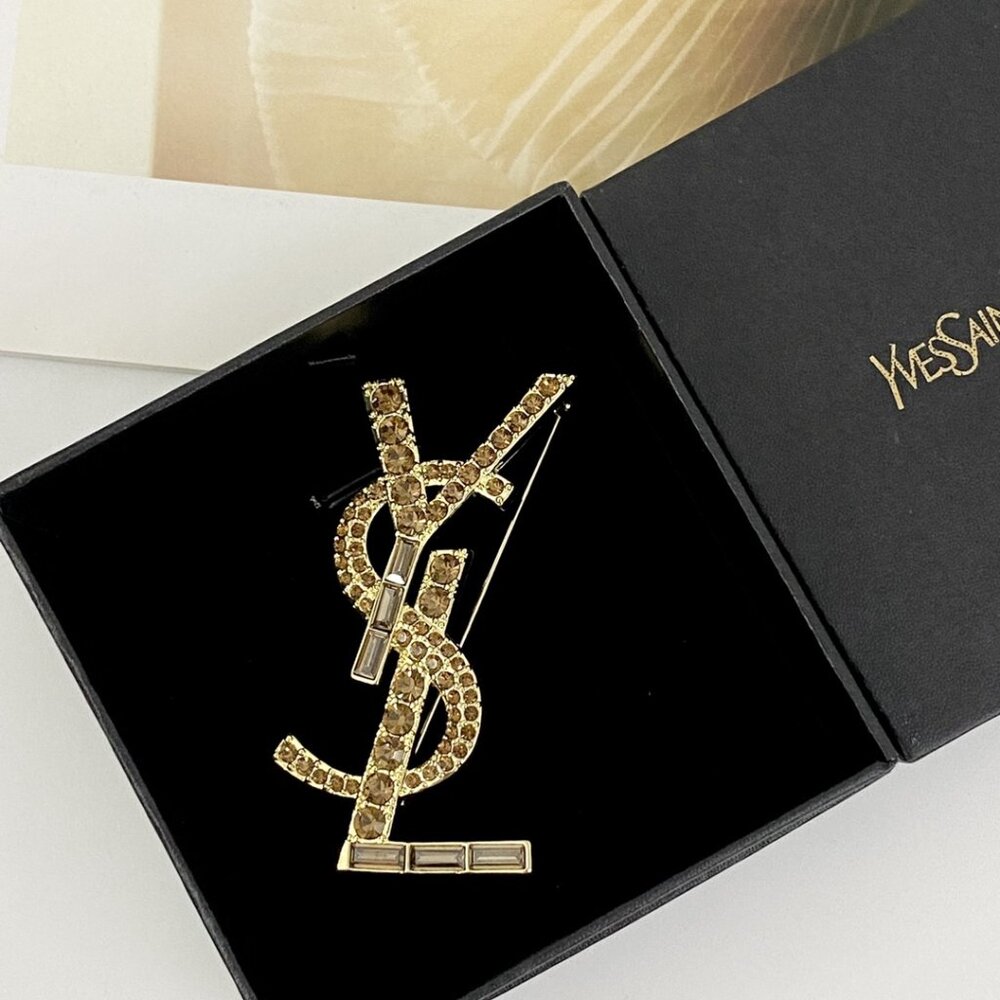 Saint Laurent brooch